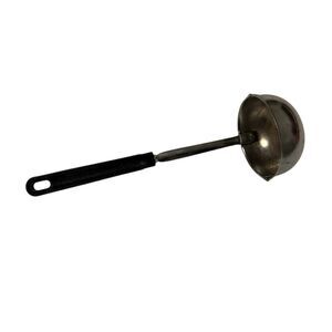 Vintage Soup Ladle Small Stainless Steel Double Pour Spout Gravy Sauce Dipper